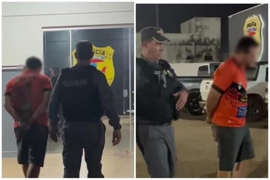 Caminhoneiro passa em ponte e joga bomba em funcionários de obra