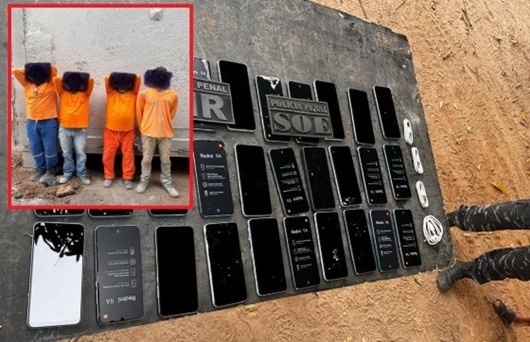 Polícia Penal encontra 30 celulares escondidos em caminhão na PCE em MT