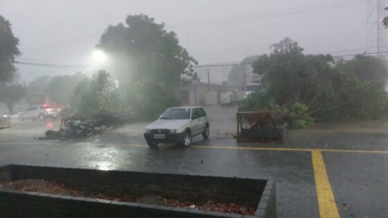 Temporais causam estragos em cidades de MT após longo período de estiagem