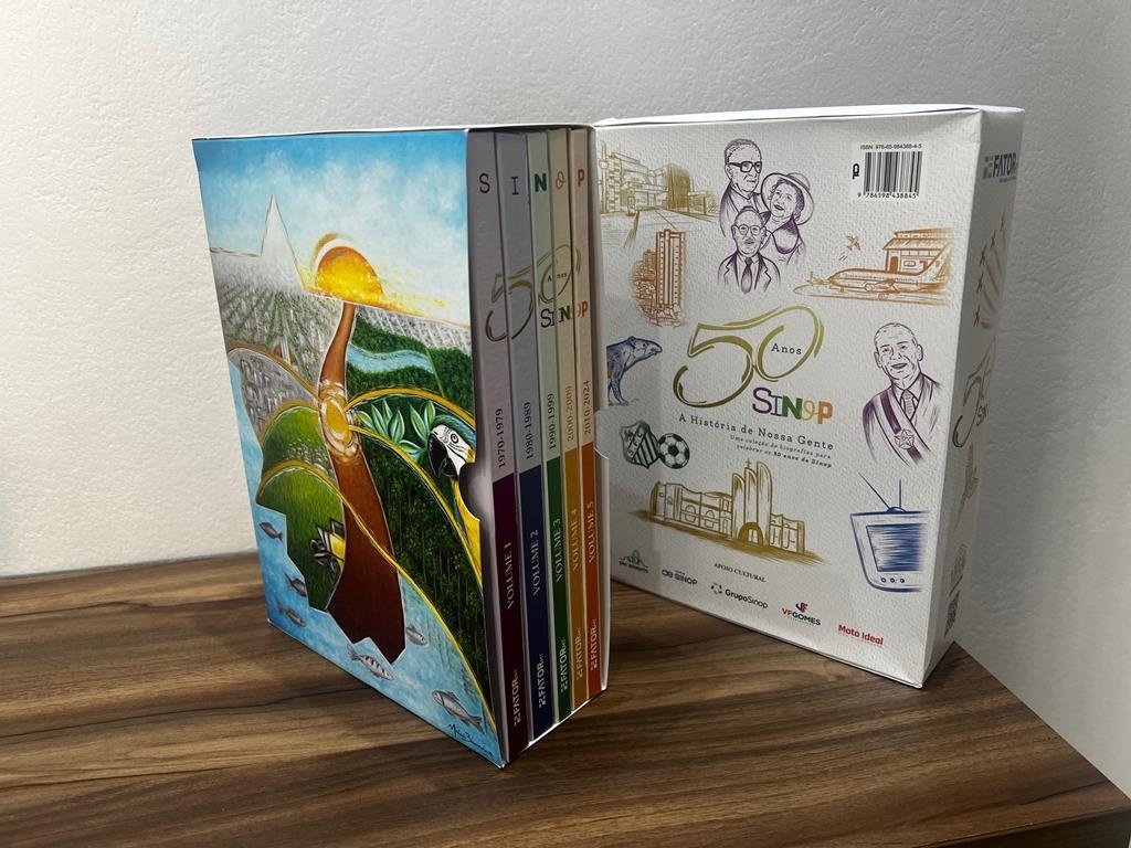 Livro traz história dos ‘pioneiros’ ao longo dos 50 anos de Sinop