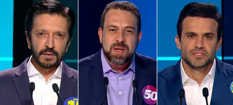 Real Time Big Data: Nunes (26%), Boulos (25%) e Marçal (23%) mantêm empate técnico em SP