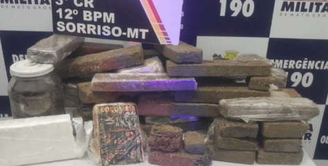 Polícia Militar apreende 33kg de drogas em ação no Bairro Morada do Bosque