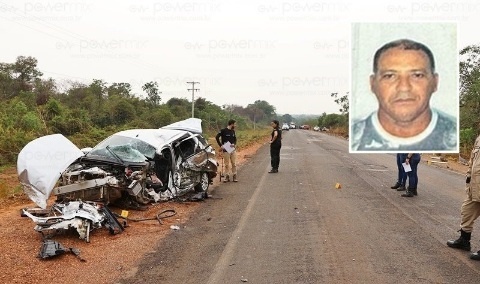Homem de 52 anos morre em grave acidente entre três veículos na MT-249