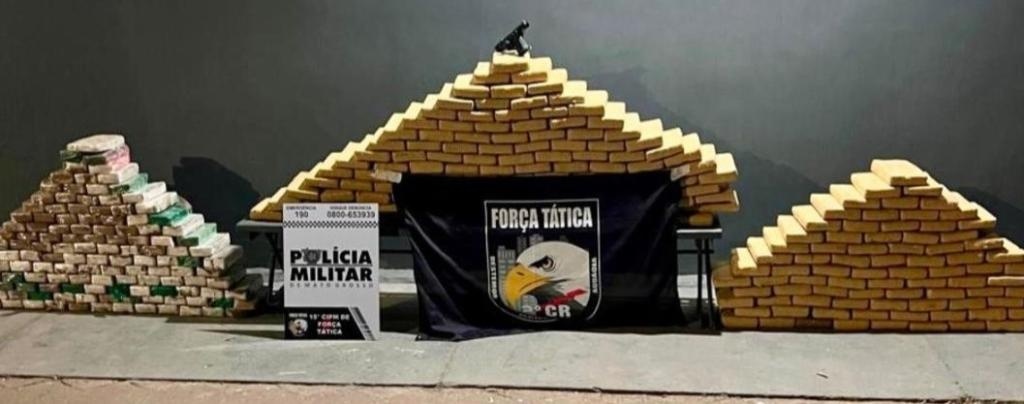 Polícia Militar registra aumento de 204% nas apreensões de drogas em MT