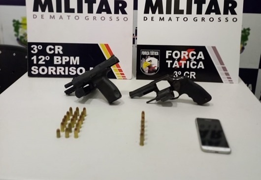Trio que planejava assassinato e capturado após tentar fugir da Força Tática