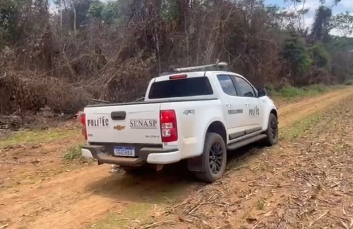 Corpo é localizado em região de mata em Sinop