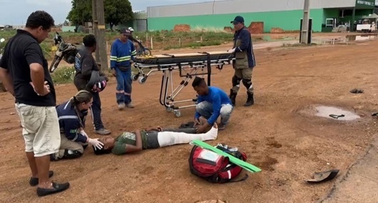 Colisão entre motos deixa duas mulheres feridas na MT-140 em Sinop