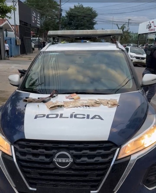 Sinop: Criminoso atira contra a própria perna durante roubo na área central