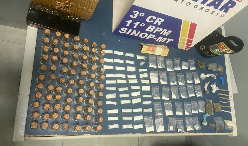Força-tarefa fecha boate e apreende 169 porções de entorpecentes em Sinop