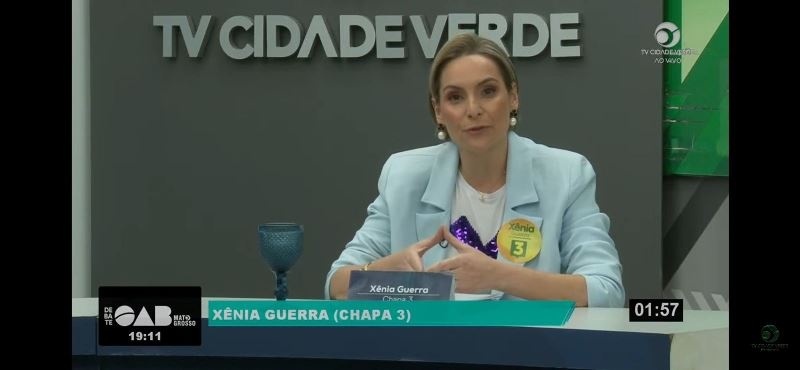 'Quem não tem coragem para debater, não vai ter coragem para te defender', declara Xênia