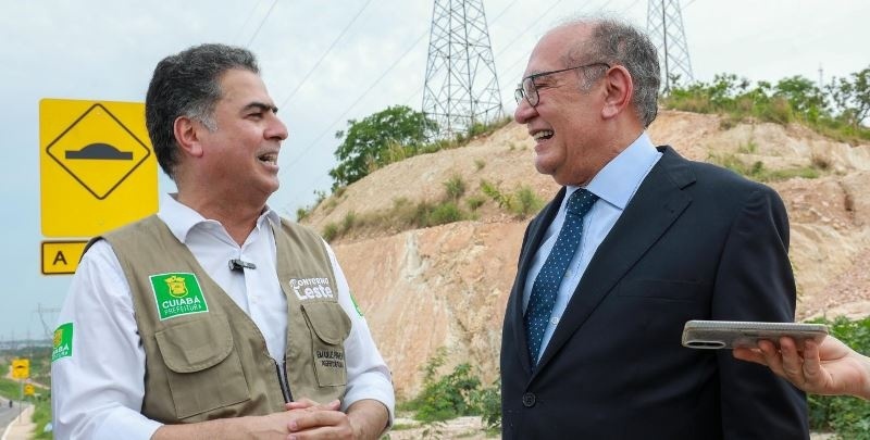 Gilmar Mendes visita avenida batizada com nome da avó