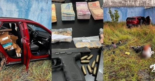 Bandidos sequestram gerente e tentam furtar loja