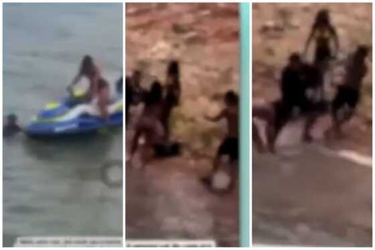 Fotógrafo e influencer caem no soco por causa de jet ski