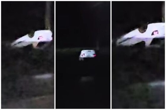Carro capota após bater em poste e deixa um morto e feridos