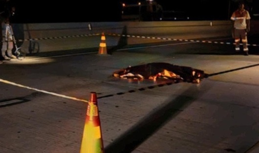 Mulher morre atropelada por Pálio ao atravessar rodovia em MT