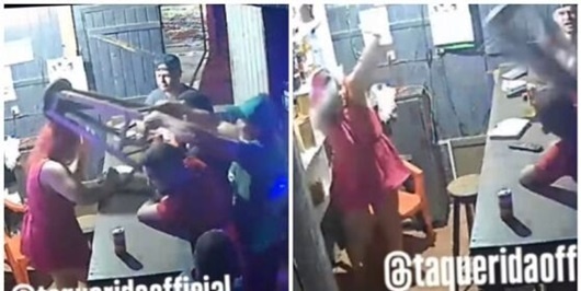 Cliente ataca funcionária de casa noturna com cadeiradas