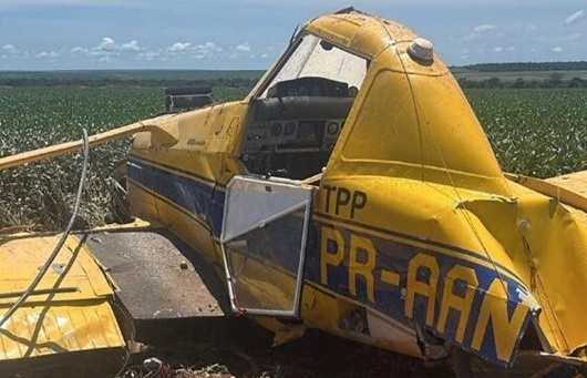 Piloto morre após avião agrícola cair no interior de MT