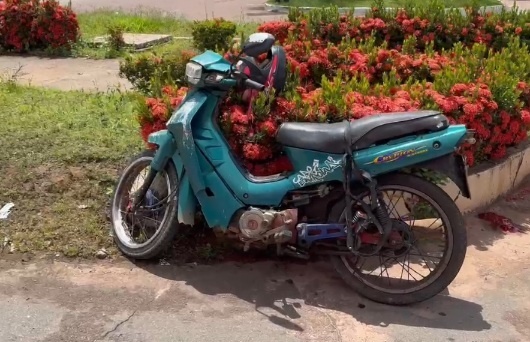 Motociclista fica em estado grave após colisão no centro de Sinop