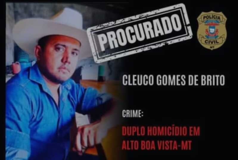 Homem que matou casal na frente do filho por dívida de gado ainda está foragido