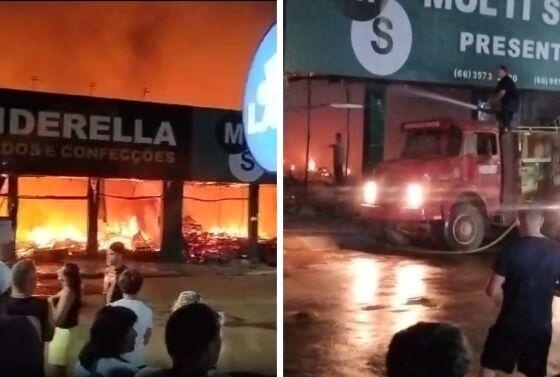 Lojas foram incendiadas em represália a comerciantes que se recusaram a pagar 'taxa' para facção