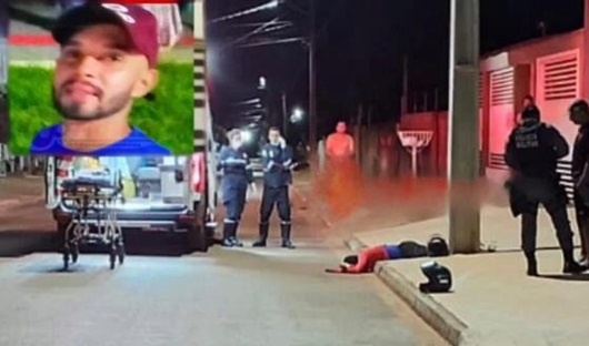 Motociclista perde controle, bate em meio-fio e morre durante a madrugada