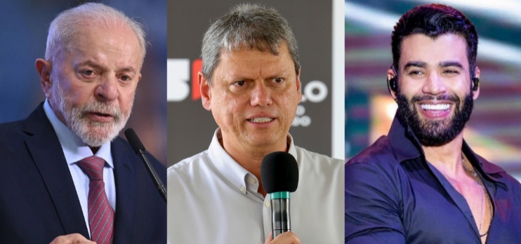 Quaest para presidente: Lula tem 30%; Tarcísio, 13%; e Gusttavo Lima, 12%