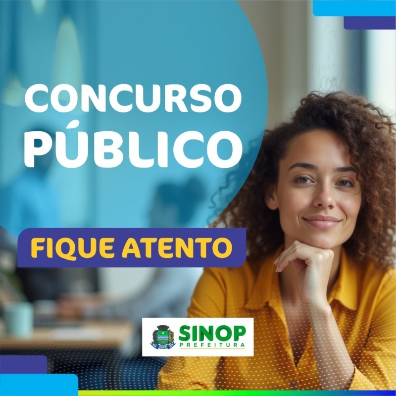 Maior concurso público de Sinop é domingo; provas serão aplicadas em 3 cidades