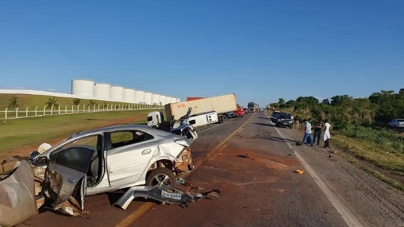MT registrou 241 mortes nas rodovias federais que cortam o estado; BR-364 é a mais perigosa