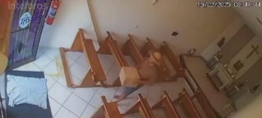 Ladrões furtam até dízimo de igreja em cidade de MT