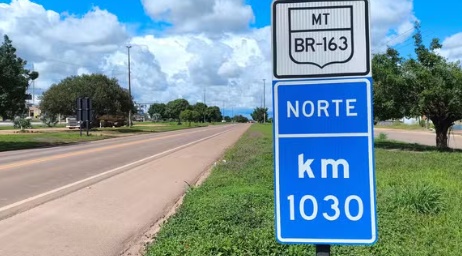 MT registra mais de 140 acidentes e duas mortes na BR-163 em menos de dois meses