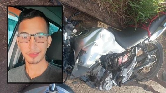 Jovem de 22 anos morre em acidente entre moto e caminhão