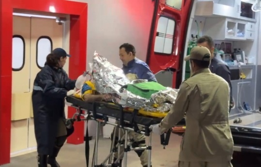 Ciclista é socorrido em estado grave após ser atropelado por ônibus em Sinop