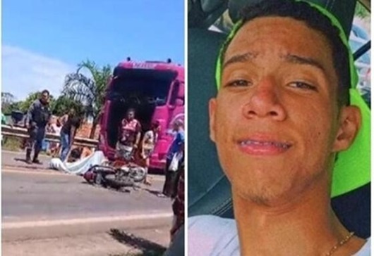 Piloto adolescente morre em colisão frontal com carreta em MT