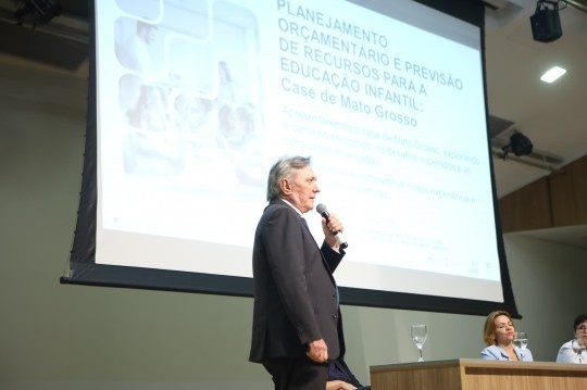 Conselheiro Antonio Joaquim destaca conquista histórica de Mato Grosso em fórum de educação em Goiás