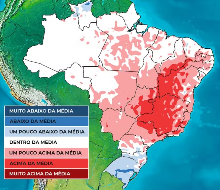 Com frio e chuvas, abril mudará padrão de temperaturas no Brasil
