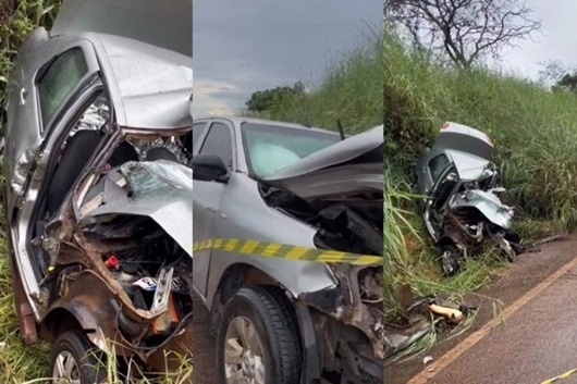 Acidente com Hilux mata 2 e deixa outros 2 feridos em MT