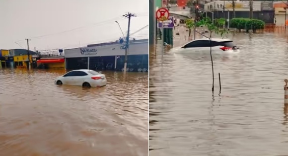 Chuva de mais de 100 mm deixa Cuiabá em estado de alerta