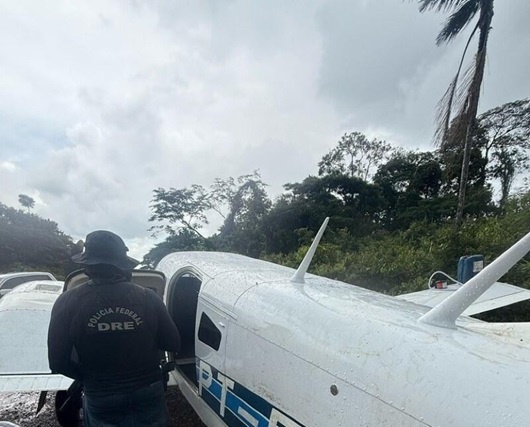 Operação intercepta aeronave carregada com meia tonelada de cocaína em MT