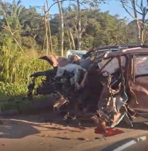 Morre criança que estava com a mãe acidente na BR-163 entre Sinop e Sorriso