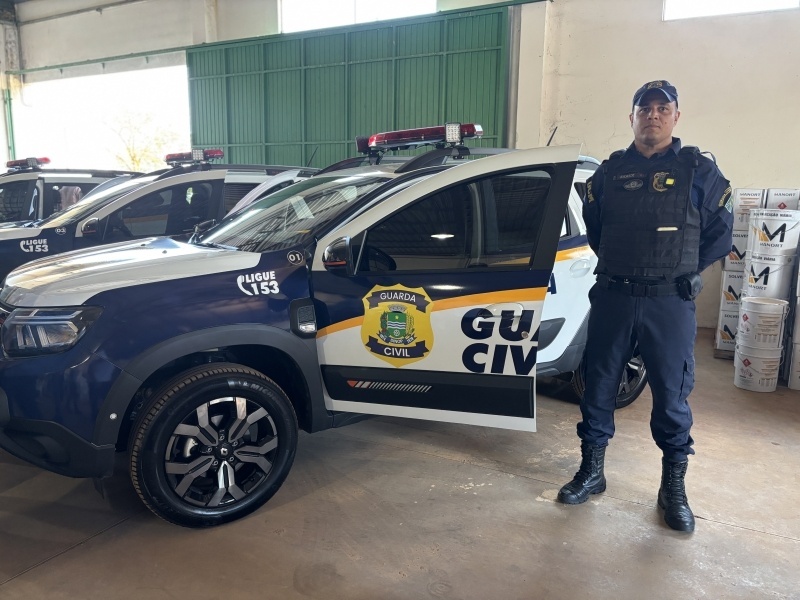 Guarda Municipal recebe três novas viaturas, computadores e equipamentos de informática