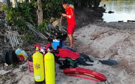 Banhista é resgatado após perder amigo e ficar dois dias agarrado a galho em rio de MT