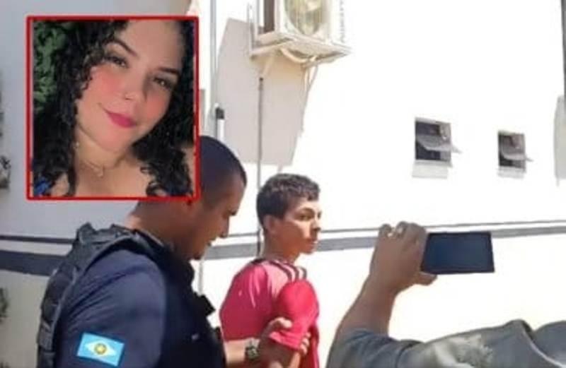 Rapaz que matou jovem com golpes de faca na frente dos filhos dela é preso