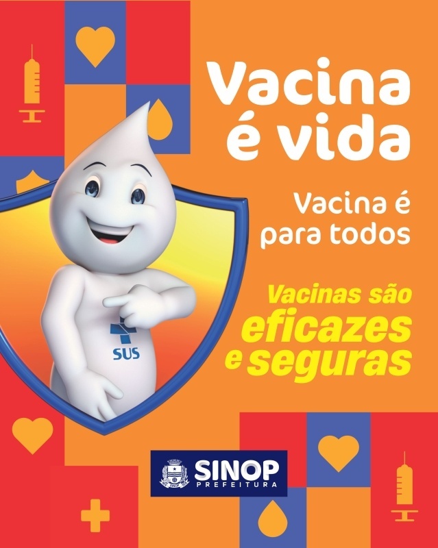 Sinop realiza Dia D de Vacinação neste sábado com todas as UBS’s e CIA’s abertas