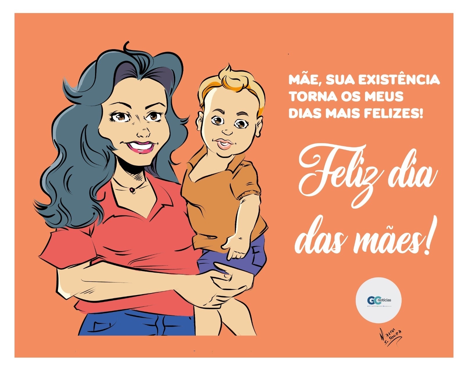 Feliz dia das Mães