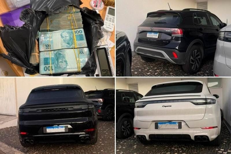 PF apreende Porsche e dinheiro em saco de lixo em operação contra venda de decisões judiciais
