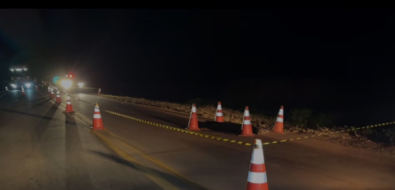Acidente fatal na BR-163 deixa uma vítima entre Sinop e Itaúba