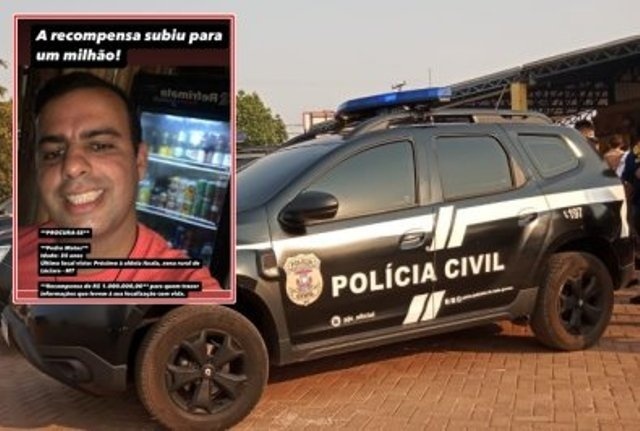 Irmão de advogada some e família oferece recompensa de R$ 1 milhão em MT