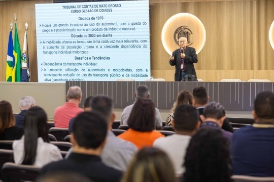 MBA do TCE-MT discute mobilidade urbana e aponta caminhos para cidades mais sustentáveis