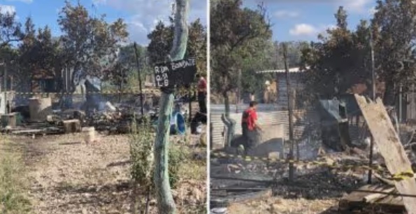 Menino de 5 anos morre queimado após barraco pegar fogo em loteamento em Cuiabá