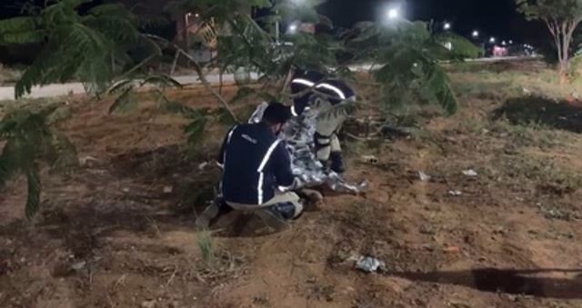 Motociclista colide em árvore e morre no bairro Belvedere em Sinop